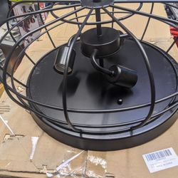 Black Frame Light Fixture