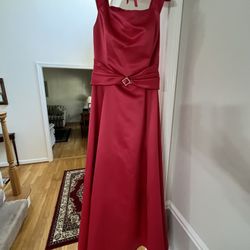 Jessica McClintock for Gunne Sax Cherry Color Gown Size 11