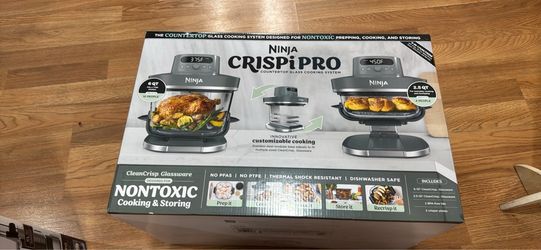 Ninja Crispi Pro Countertop Glass Cooking System AS101DG