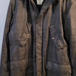 Men's Aeropostale Parka jacket coat, large