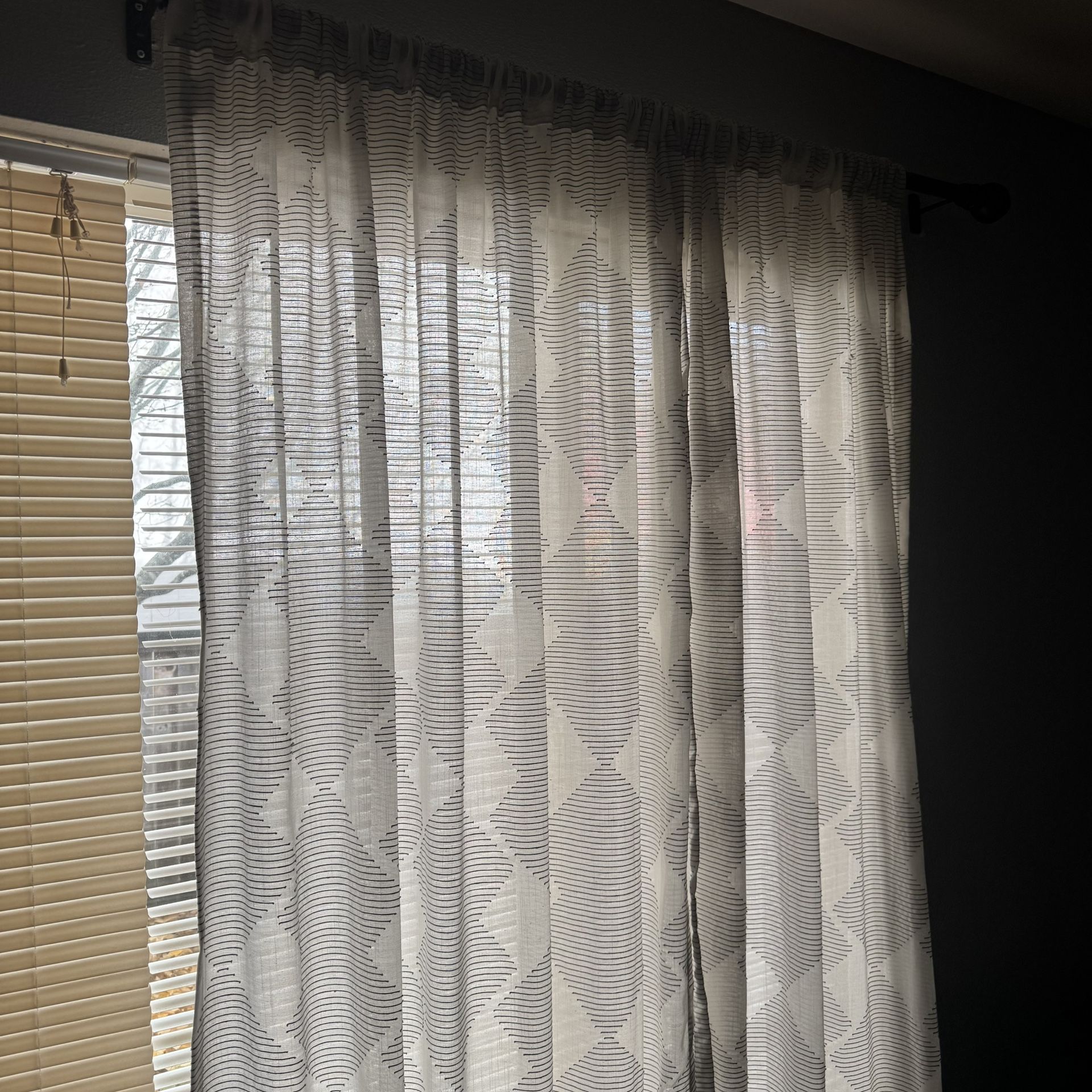 Window Curtain Panels Set Of 6