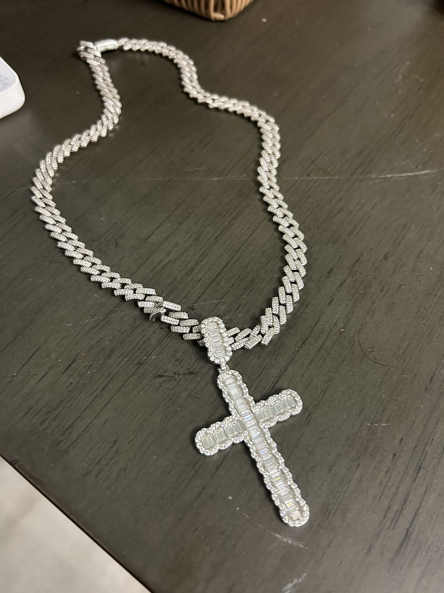 Moissanite 925 Silver Chain 