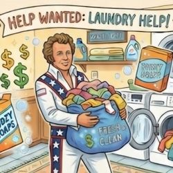 Start Immediately: Laundry Help Needed 2-3x Monthly
