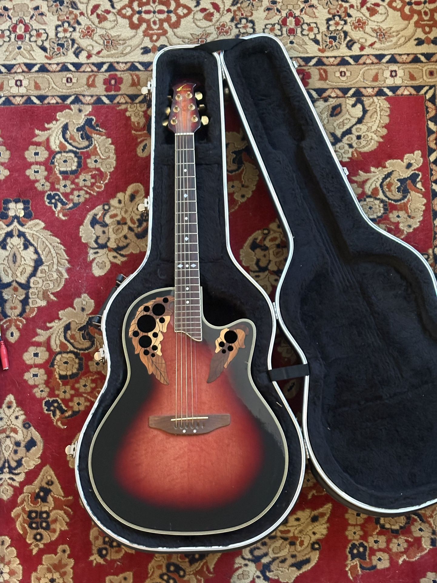 ~1998 Ovation Celebrity Deluxe Cs247 Acoustic Guitar