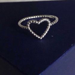Sterling Silver Heart Ring 