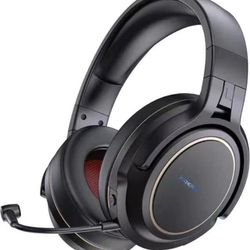 Wireless Gaming Headset for PS5,PS4,PC with Microphone,Lossless 2.4GHz Ultra-Low Latency,Noise Cancelling MIC,Long Battery Life,Wired Mode for Xbox