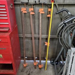 4  Made In The USA Jorgensen  7203 / 7202 / 7201  Bar Clamps  