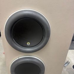 (2) JL Audio 12W7 In Custom Built Ported Box