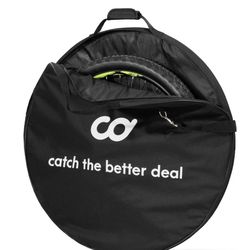 CyclingDeal Bike Foam Pads Single Wheel Bag for Wheel up to 29" MTB & 700C Road