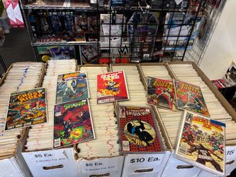 Comic books, video games collectibles sports cars, Pokémon