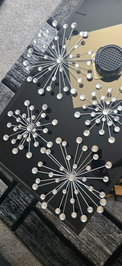 Crystal Gem Sunburst Wall Decor