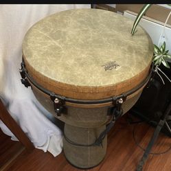 Remo Mondo Designer Series Key-Tuned Djembe Earth 25 x 14 in
