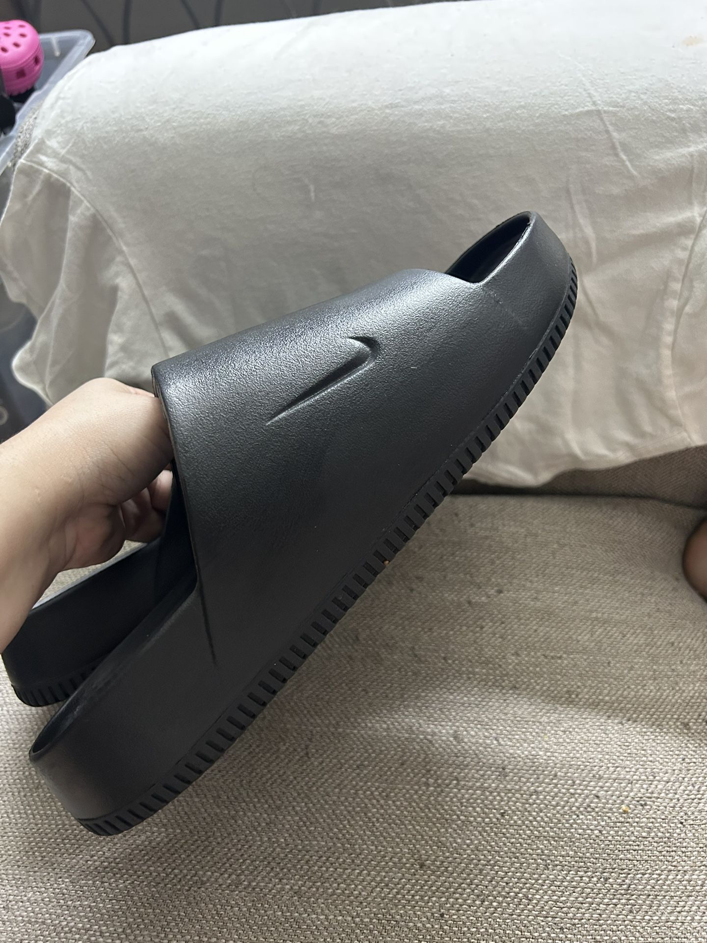Nike Calm Slide Slides Sandals Slippers Black men’s size 12