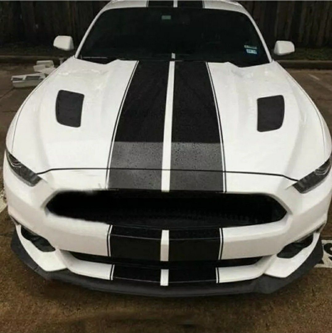 Vinyl Racing Stripes (Gloss Black)