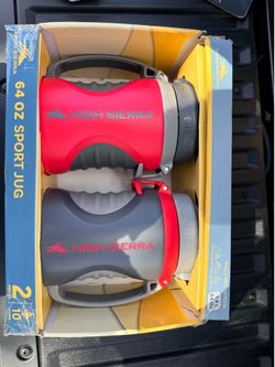 Brand New High Sierra 64 oz Sport Jugs - 2 Pack