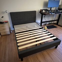 Full/Double Bed Frame (Grey)