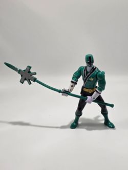 Power Rangers green Samurai Ranger Action Figure