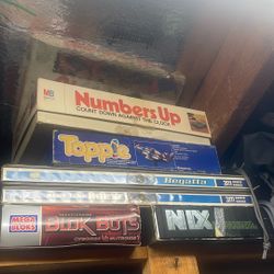 Numbers Up / Topple Game  $7 Each