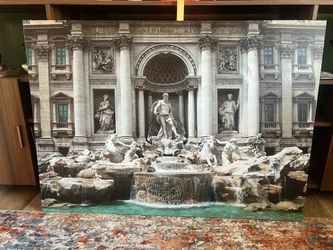 Trevi Fountain Canvas print.