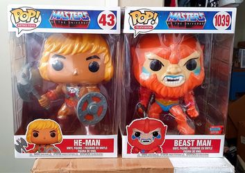 OVERSIZED FUNKO POP! HE-MAN & THE BEAST 10"