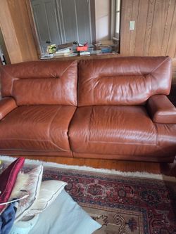 Brown electric sofas