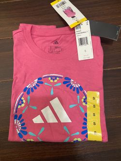 Women’s Pink Soccer Adidas T-Shirt Size S