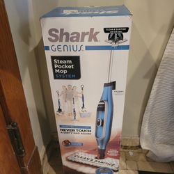 Shark Genius Steam Pocket Mop NEW INBOX