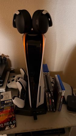PlayStation 5 w/ dock and 2 controllers
