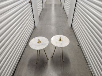 2 marble tables