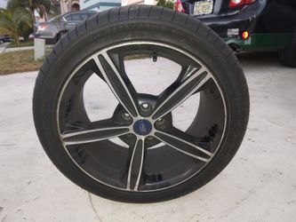 (contact info removed) Rims With Tire 