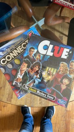 New Board Games  Clue and Connect 4
