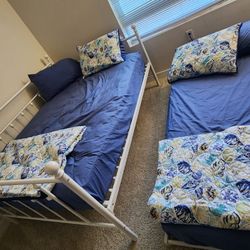 Daybed with Trundle + Premium Mattresses