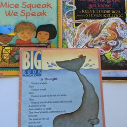 Vintage Big Book Lot: Animal Themed 