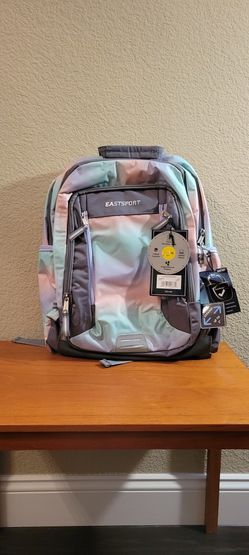 NWT Eastsport Unisex Expandable Padded Pastel Backpack
