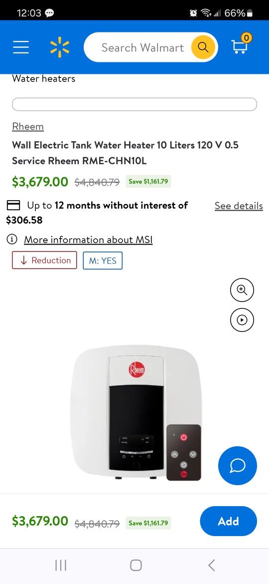 Tankless Water Heater