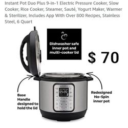 Brand New Instant Pot Pressure Cook 