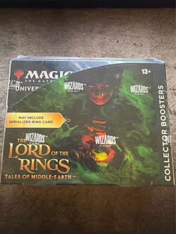 Magic the gathering Lord of the Rings collector box new sealed