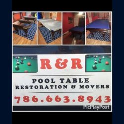Pool Table Restoration And Moving 