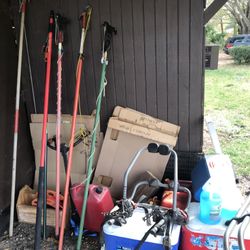 Playmate Cooler Vintage Igloo 24 Quart $10 Each Gas Jugs Lots Of Tools &10 Each