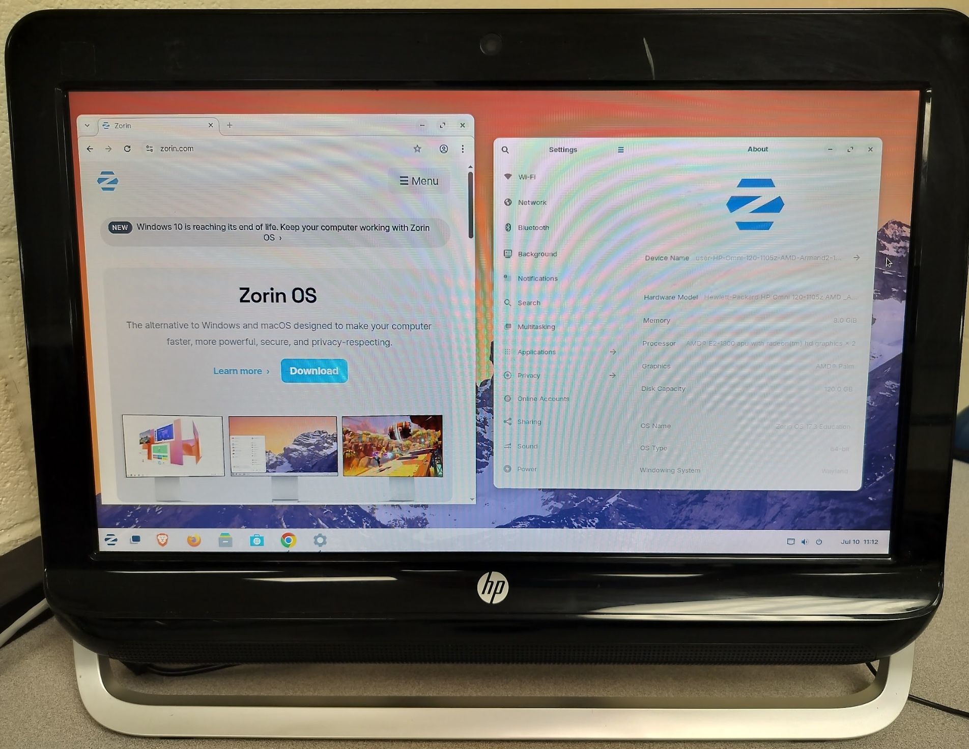Hp Omni 120 All-In-One