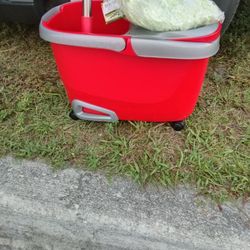 Red Spin Mop New Never Used