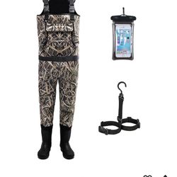 Neoprene Fishing Waders with Boots for Men,