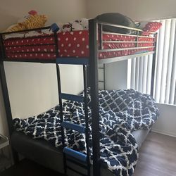 Metal Bunk Bed Full Over Full