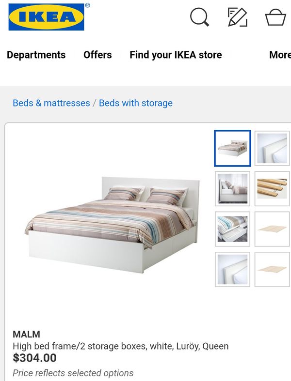 Ikea Malm Bed Queen With 2 Drawers For In Bay Point Ca Offerup Ikea Malm Bed Queen With 2 Drawers