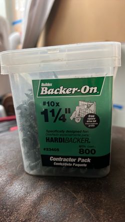 Buildex Backer-On #10 x 1-1/4" Screws 800 Pack