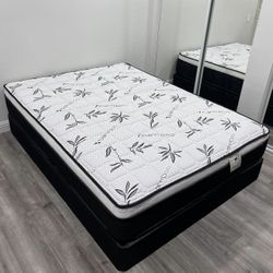 Queen Size Set Pillow Top Bamboo Brand New