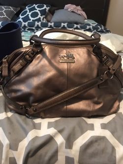 Coach leather bag