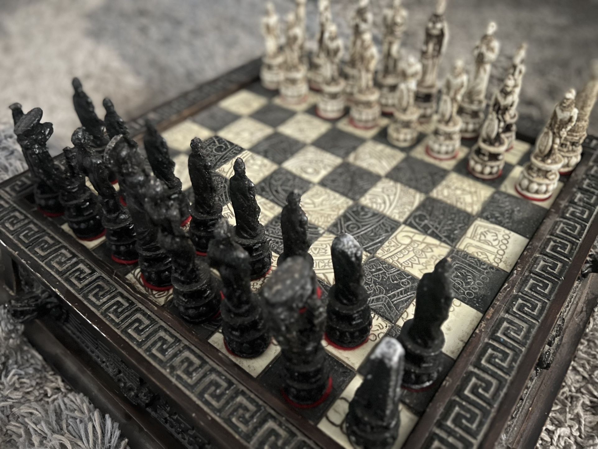 Mayan Art Chess Board/Set