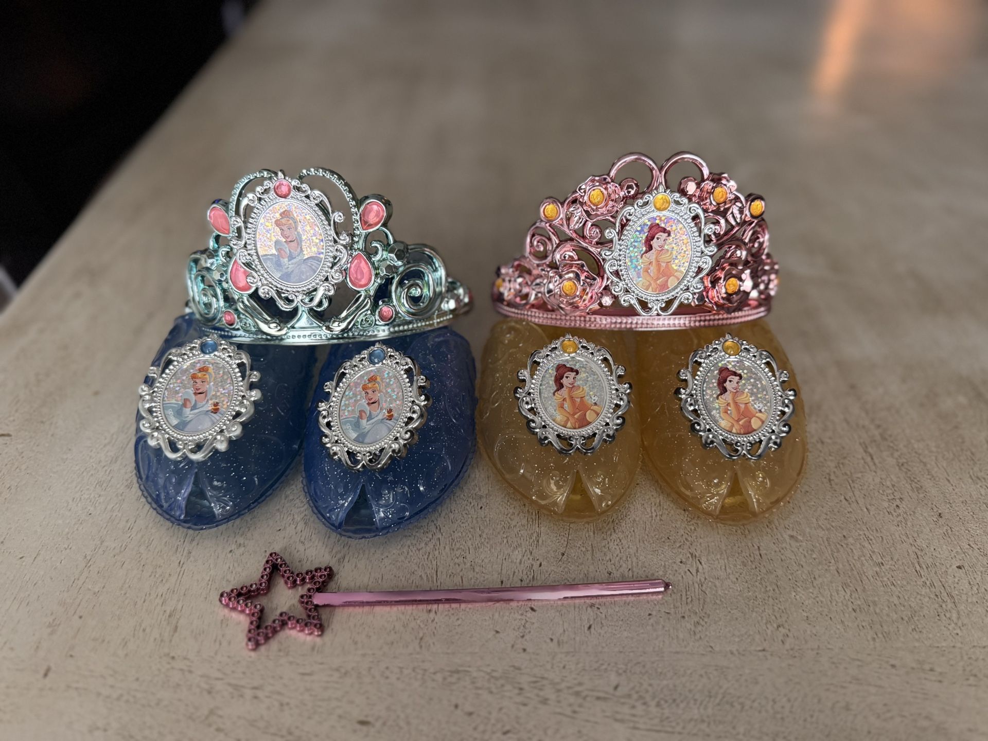 Disney Princess Shoes And Tiaras