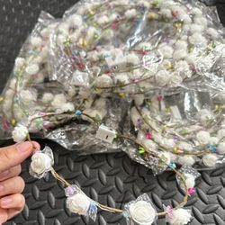 35 Pcs LED Flower Crowns Light up Flower Crown Bulk Headbands Headpieces